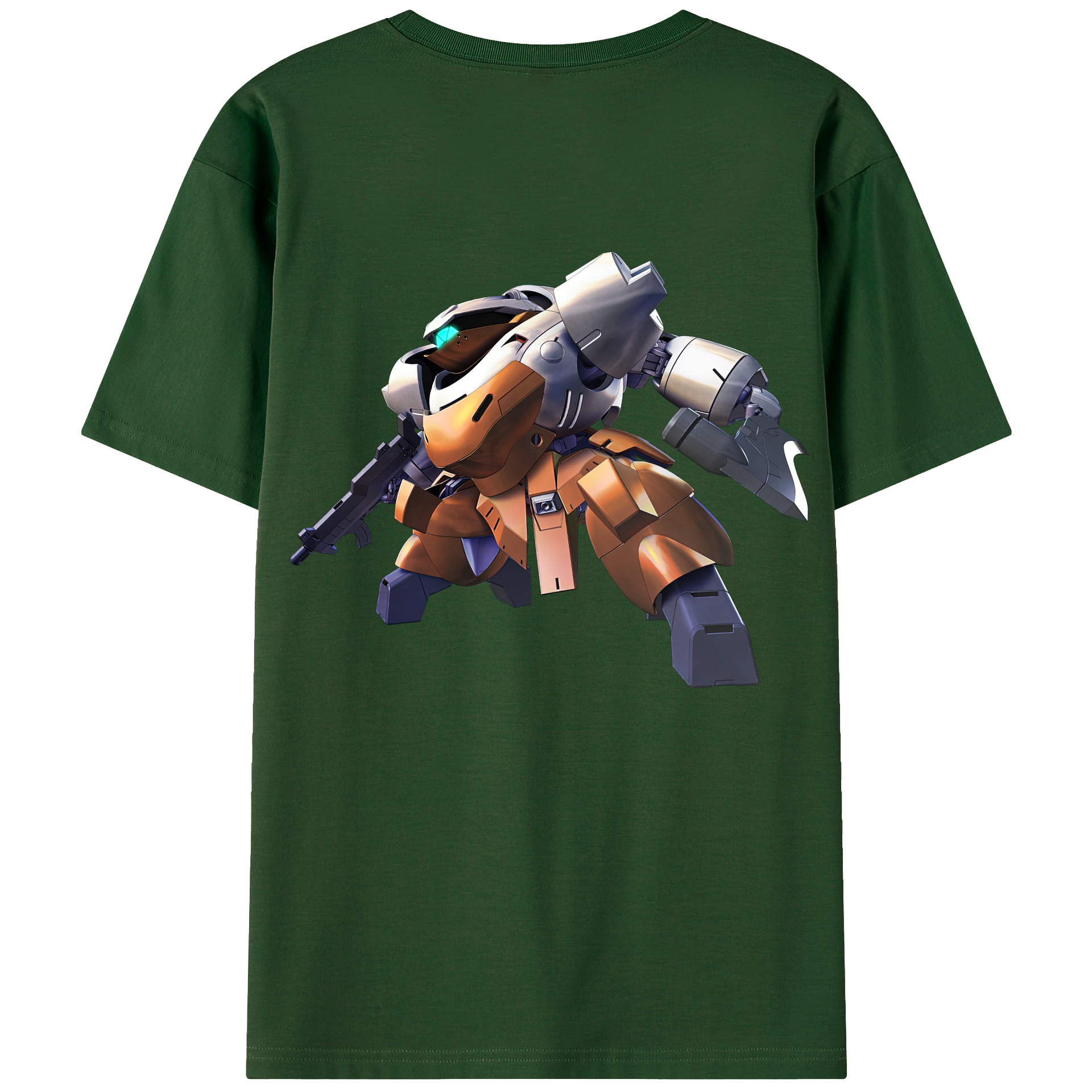 （画像用） 機動戦士ガンダム Mobile Suit Gundam 綿100％半袖Tシャツ（背面プリント）